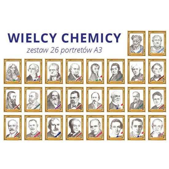 Wielcy chemicy - zestaw 26 portretów A3 - Kliknij na obrazek aby go zamknąć