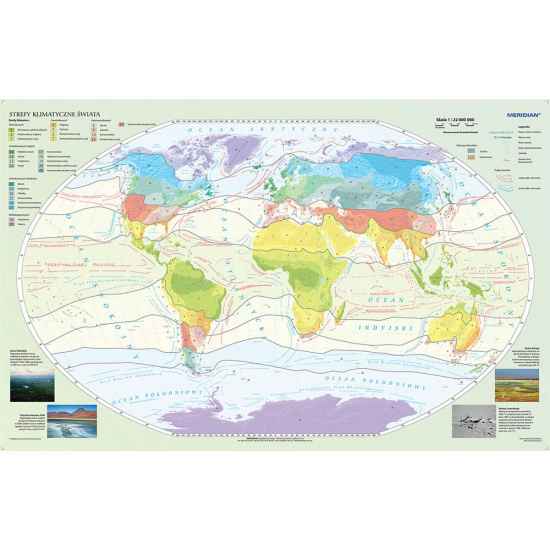 Strefy klimatyczne świata - mapa ścienna - Kliknij na obrazek aby go zamknąć