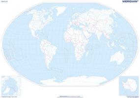 Mapa konturowa świata