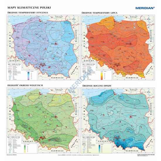 Mapa Polska - Mapy klimatyczne Polski - Kliknij na obrazek aby go zamknąć