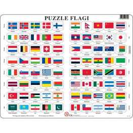 Flagi państw - puzzle