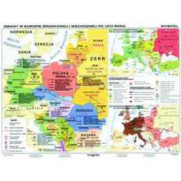 Europa od 1945 do 1999 mapa DUO 160x120 cm