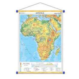 Afryka. Mapa ogólnogeograficzna/mapa do ćwiczeń