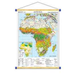 Afryka. Mapa gospodarcza