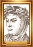 Portrety pisarzy Boccaccio