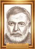 Portrety pisarzy Hemingway